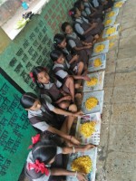 Diwali celebration with school childrens